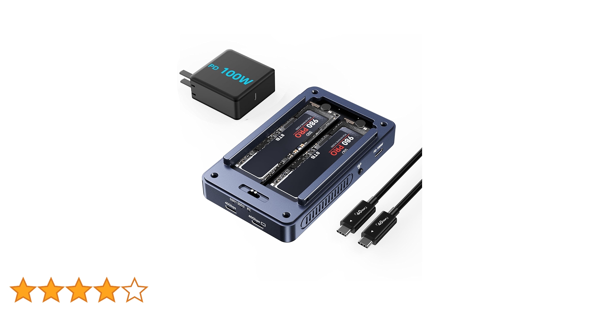 Amazon.co.jp: ACASIS 40Gbps M.2 NVMe SSD 外付けケース 冷却